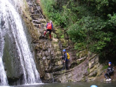 Descenso del cañón de Valcarlos en Bidarray, País Vasco