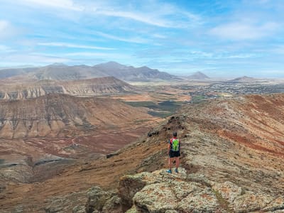 Guided hike to Montaña Escanfraga Volcano Summit  near Corralejo Natural Park in Fuerteventura