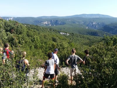 Hiking tours in Vallon-Pont-d'Arc and its surroundings in Ardèche