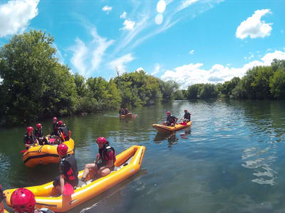 Rafting excursion on the Korana River through Karlovac