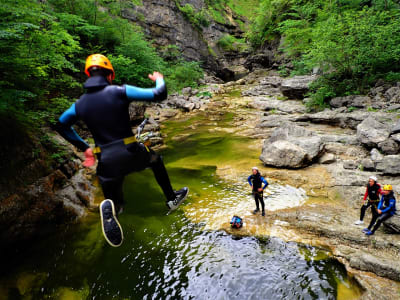 Excursión de barranquismo al desfiladero de Strubklamm, cerca de Salzburgo