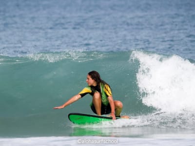 Surfing lessons and courses in Seignosse