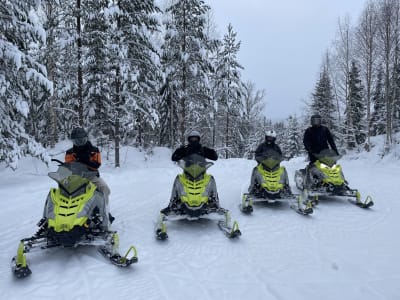 Snowmobile Safari from Dala-Järna in Dalarna County