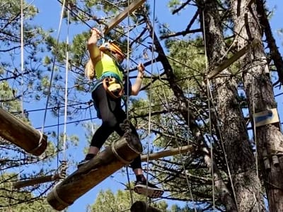 Canopy Tour del Ospédale cerca de Porto-Vecchio, Córcega