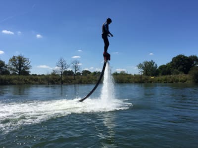 Flyboard-Sitzungen im Espace Quilly bei Nantes