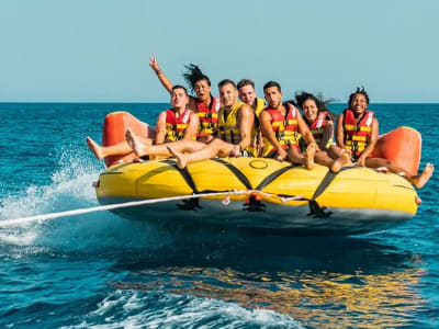 Water Tubing Excursions at Super Paradise Beach in Mykonos