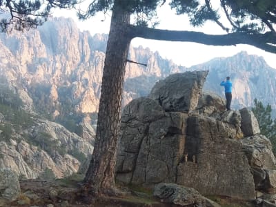 Sporty hike at the Col de Bavella, Corsica