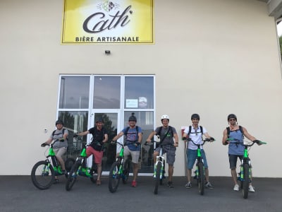 Geschmackvolle Fahrt mit einem Elektroroller in Labenne in den Landes, Frankreich