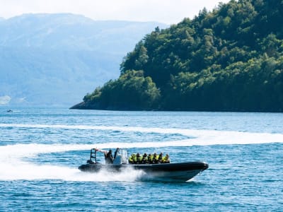 Excursión en semirrígida por el fiordo de Fyksesund desde Øystese, cerca de Bergen