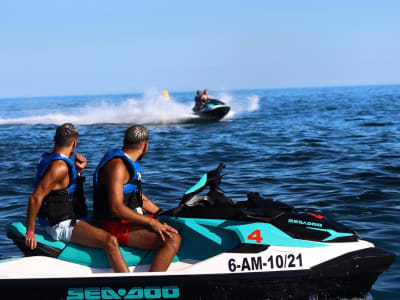 Excursions guidées en jet ski depuis la marina de Marbella, Malaga