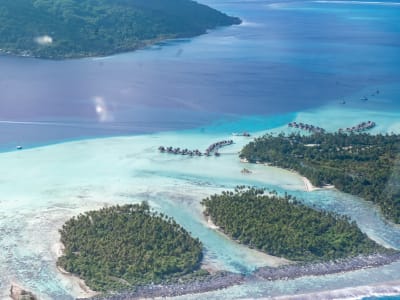 Microlight Flight over Bora Bora