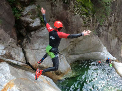 Heli-Canyoning of Boggera in Ticino