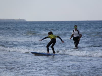 Cours de surf à Guidel, près de Lorient