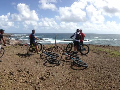 Mountain bike excursion in La Désirade, Guadeloupe