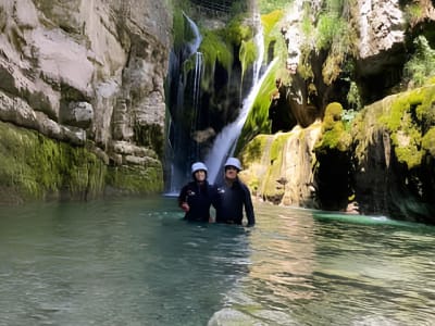 Descenso del barranco de Viandico en el Parque Nacional de Ordesa y Monte Perdido, Pirineo Aragonés