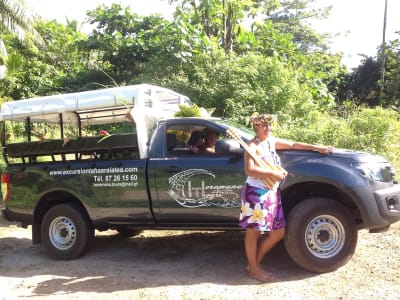 Taha'a island discovery tour by 4x4