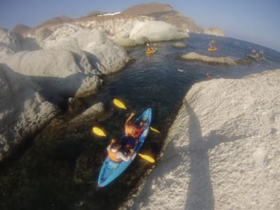 Excursion en kayak de mer de San José à Cala Higuera, Cabo de Gata