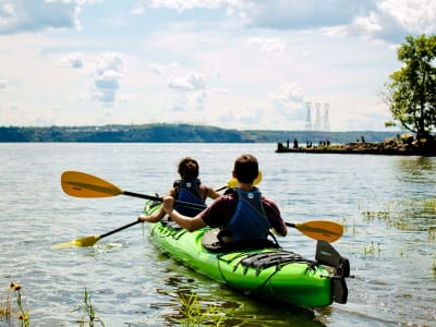 Découverte de l'île d'Orleans en kayak de mer, Québec