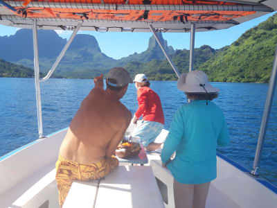 Location de bateau avec capitaine sur le lagon de Moorea