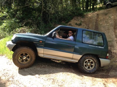 Franchissement en 4x4 à l'Espace Quilly près de Nantes