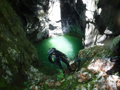 Canyoning aux Gorges de Chailles, proche de Chambéry