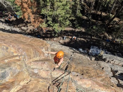 Entdeckung des Felskletterns in Banff, in der Nähe von Calgary