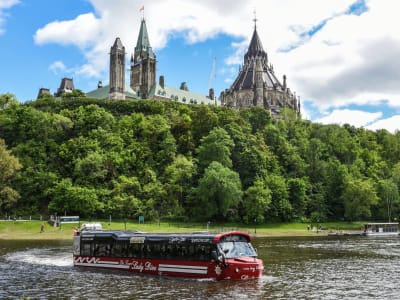 Visite guidée à Ottawa en amphibus sur la rivière des Outaouais