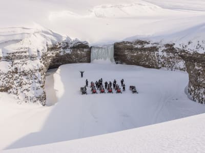 Snowmobile Safari to Tempelfjorden from Longyearbyen in Svalbard