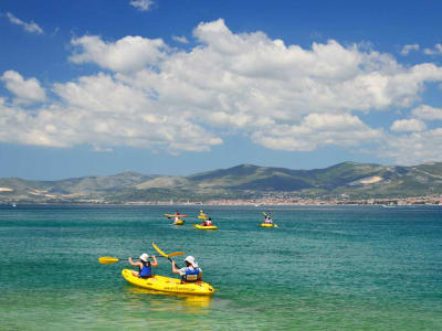 Excursion en kayak de mer et snorkelling vers la colline de Marjan à Split