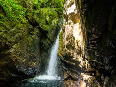 Initiation canyon de Marc in Ariège