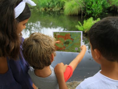 Treasure hunt near Mimizan lake, Landes