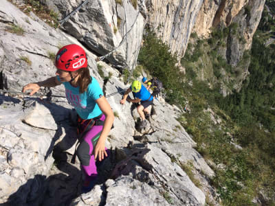 Vía Ferrata Monte Colodri, Arco, cerca del Lago de Garda