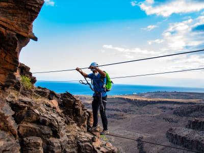 Klettersteig Amor y Odio bei Maspalomas