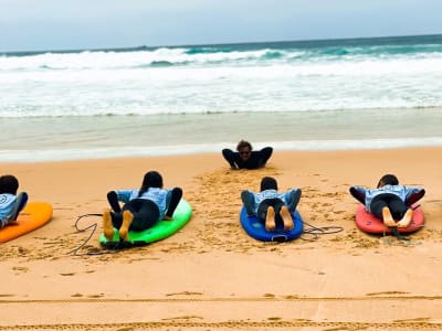 Curso de surf en Biscarrosse, playa Plage du Vivier