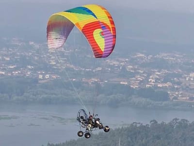 Paramotoring-Ausflug in der Nähe von Lissabon