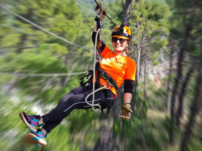 Zip Line park in Tučepi starting from Makarska