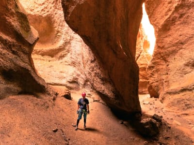 Trockenes Canyoning los Arcos in Chimoche, Teneriffa