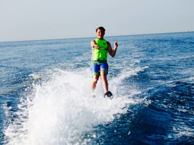 Water skiing in Cannes