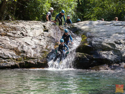 Canyoning Discovery for Children in the Vicdessos Valley, Ariège