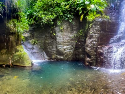 Canyoning in Bois Malaisé near the Soufrière