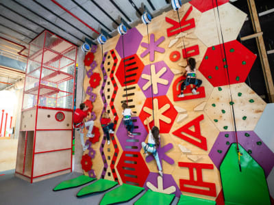 Indoor climbing session in Lyon