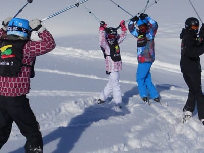 Curso de esquí para niños en Les Arcs 1950, Paradiski