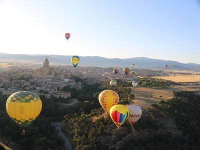 Hot Air Balloon Flight over Segovia