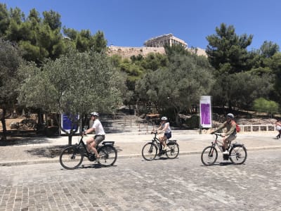 Visite guidée d'Athènes en e-bike, de l'Acropole et des sites célèbres