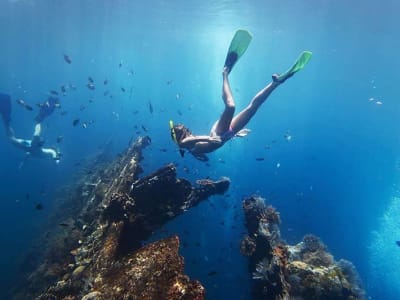 Excursion de plongée en apnée à Epanomi, épave de navire