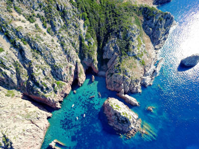 Excursión guiada en moto acuática a Capo Rosso desde Lava, cerca de Ajaccio