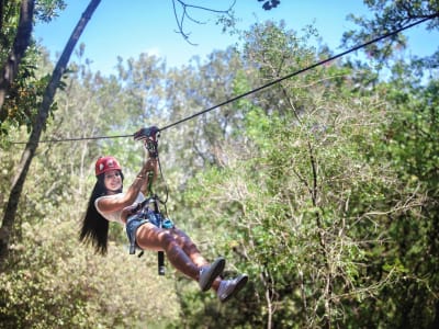 Cadmos Village zip lining park in Komaji near Cavtat