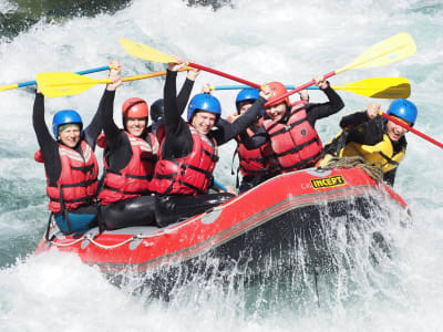 Rafting am Nachmittag in Sjoa, durch Heidal