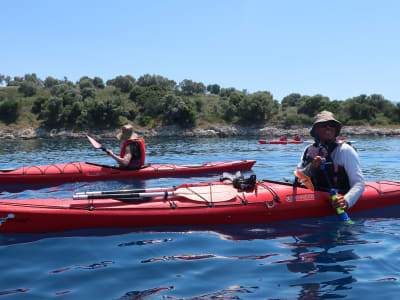 Excursion d'une journée en kayak de mer dans les îles Ioniennes au départ de Lefkada