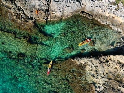 Excursion en kayak de mer sur le littoral de Phalasarna depuis Kissamos.